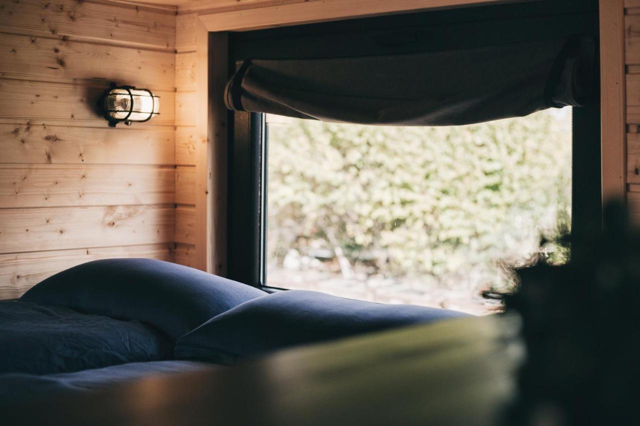 Idyllisches Tiny House Mit Sauna Löbau Esterno foto