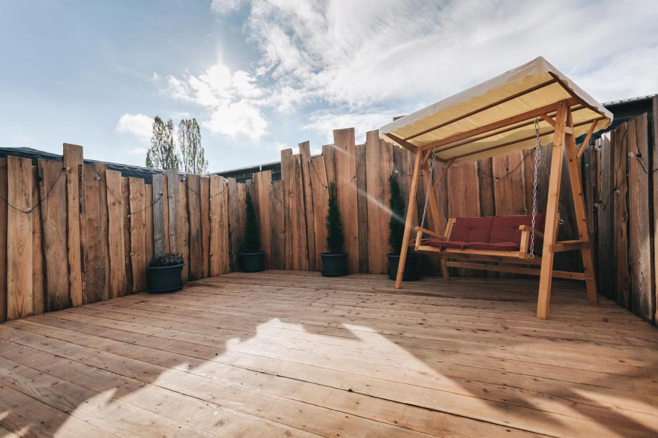 Idyllisches Tiny House Mit Sauna Löbau Esterno foto