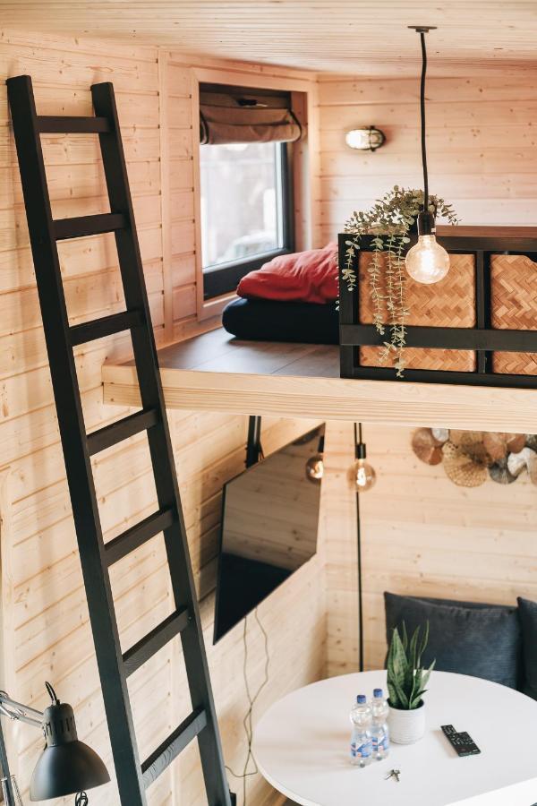 Idyllisches Tiny House Mit Sauna Löbau Esterno foto