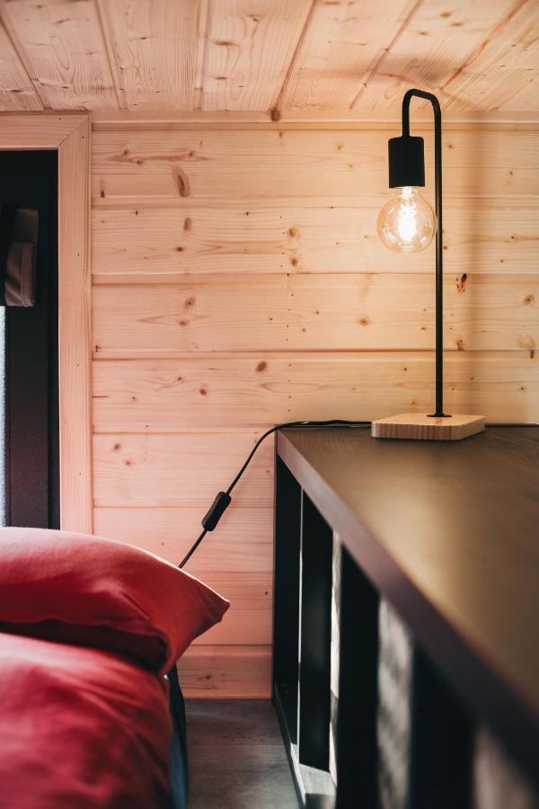 Idyllisches Tiny House Mit Sauna Löbau Esterno foto